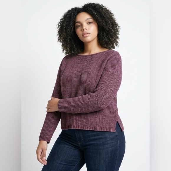 Pure Jill Sweaters - Pure Jill / Mauve Knit Sweater